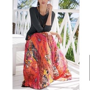 Soft Surroundings Vibrant Maxi Skirt - Multicolor